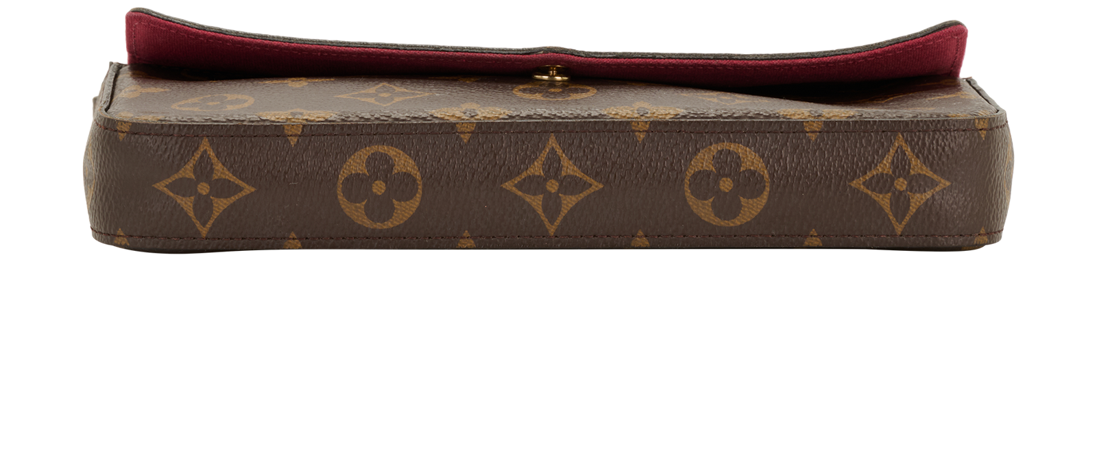 Felicie Pochette, &pound;695, Handbags, Brown, Canvas, Top view